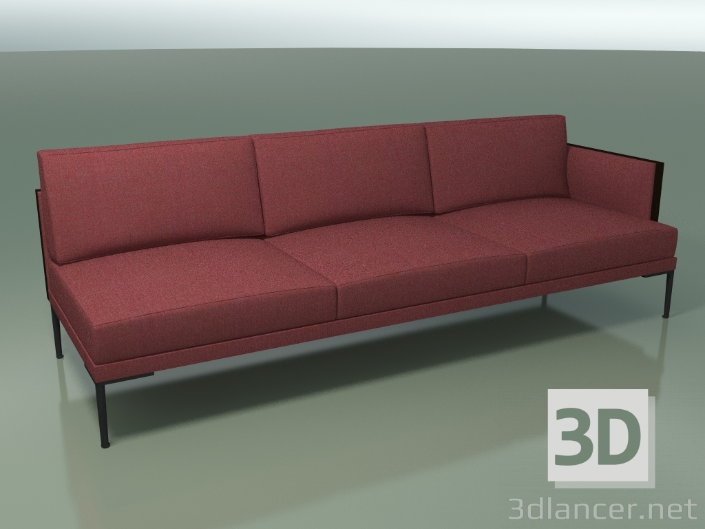 3d model End module 5245 (left armrest, Wenge) - preview