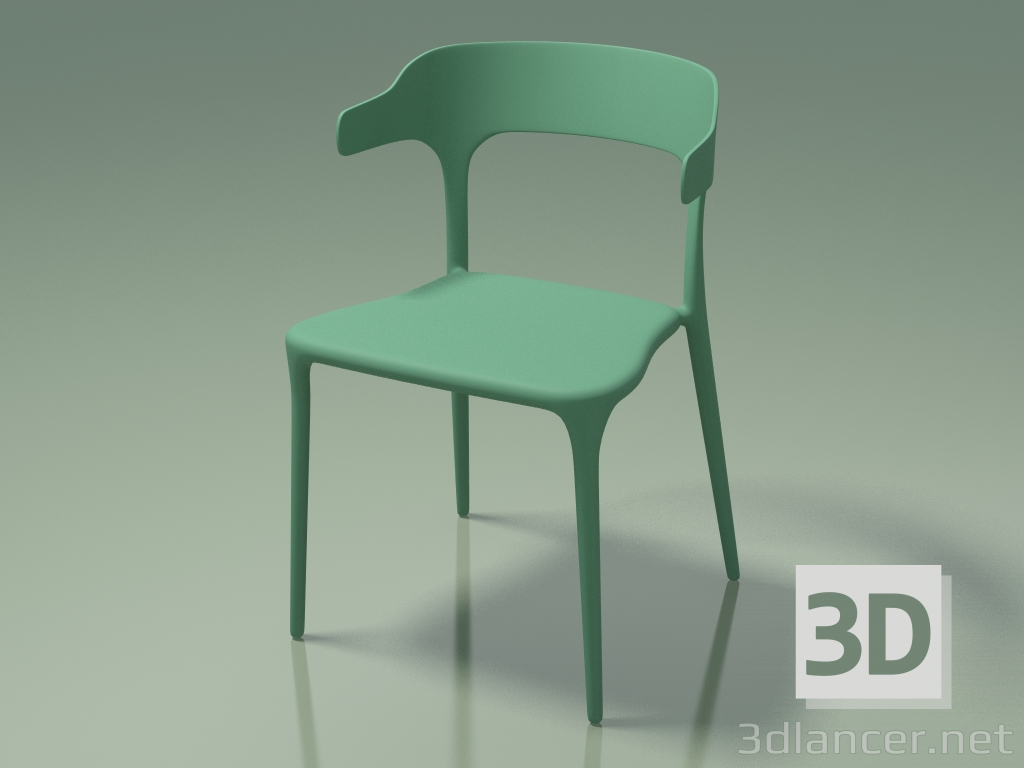 3d model Silla Lucky (111892, verde menta) - vista previa