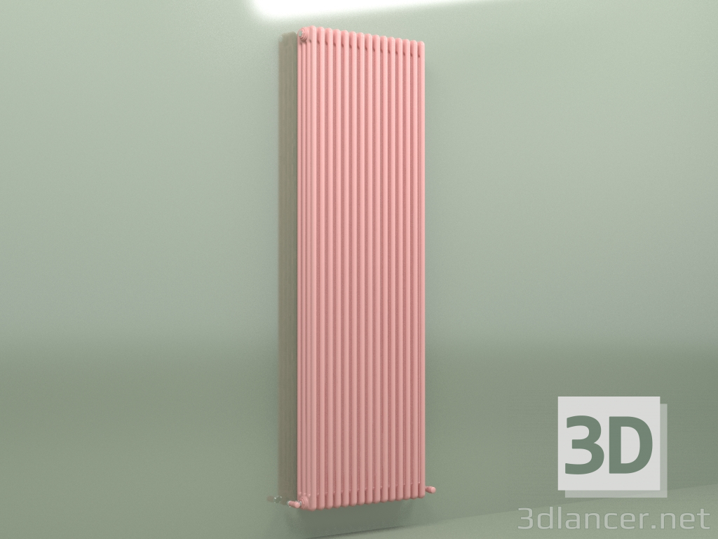 3D modeli Radyatör TESI 4 (H 2200 15EL, Pembe - RAL 3015) - önizleme