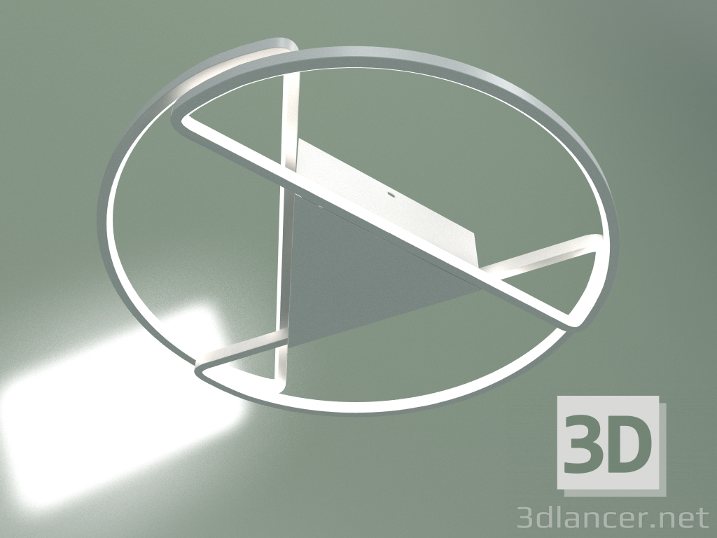 modello 3D Lampada da soffitto a LED Kristo 90232-3 (bianco) - anteprima