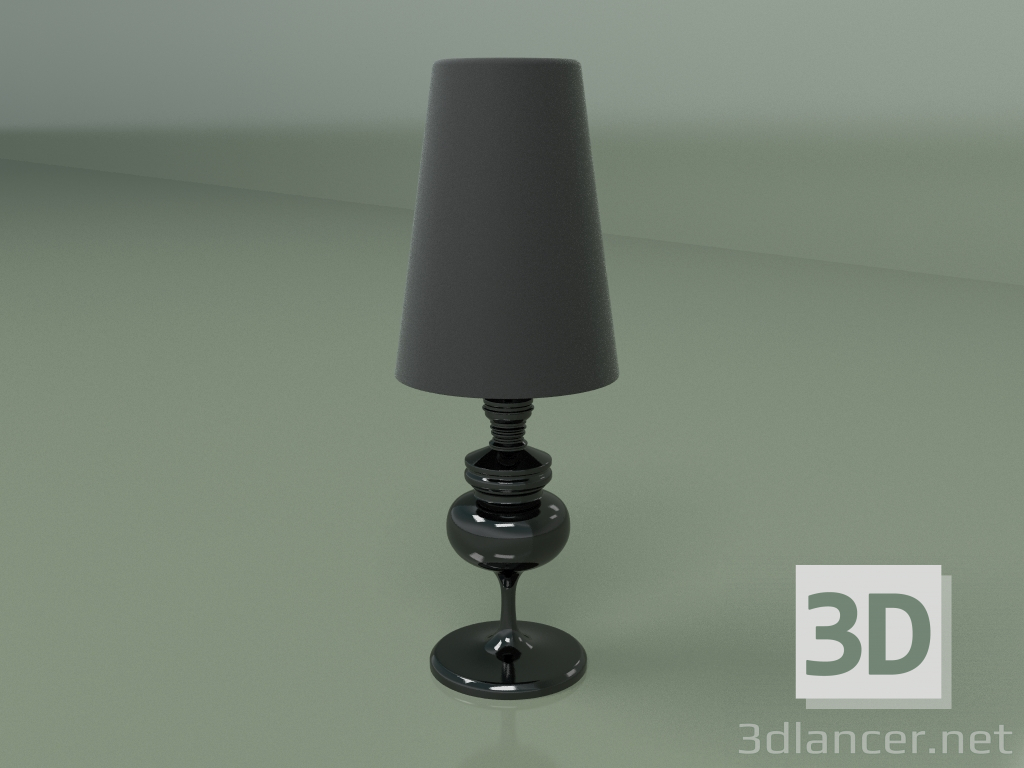 modèle 3D Lampe à poser Joséphine (noir, hauteur 58 cm) - preview