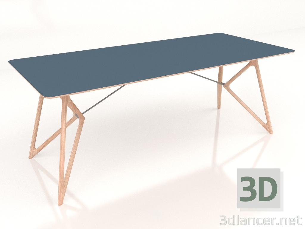 3d model Mesa de comedor Tink 200 (Azul humo) - vista previa