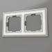 3d model Frame for 2 posts Palacio (chrome-white) - preview