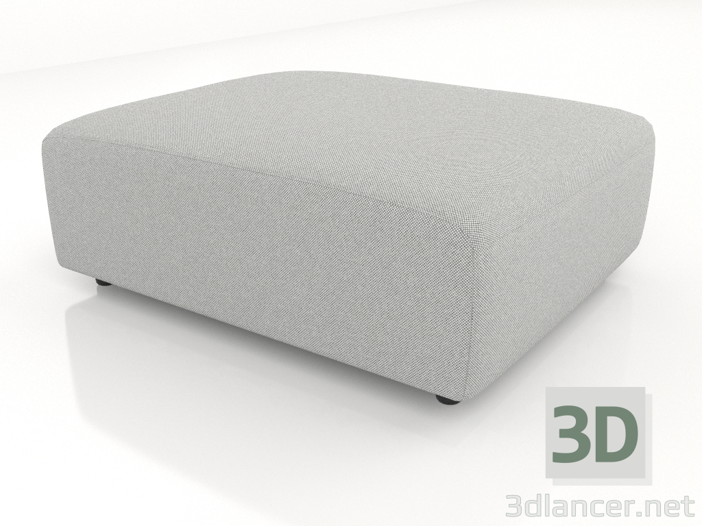 modèle 3D Pouf (L) 83x103 - preview