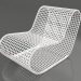 modèle 3D Fauteuil club sans corde (Blanc) - preview