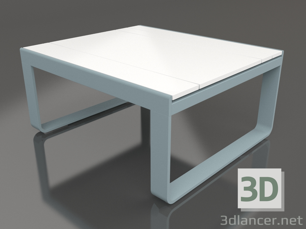 modèle 3D Table club 80 (Polyéthylène blanc, Bleu gris) - preview