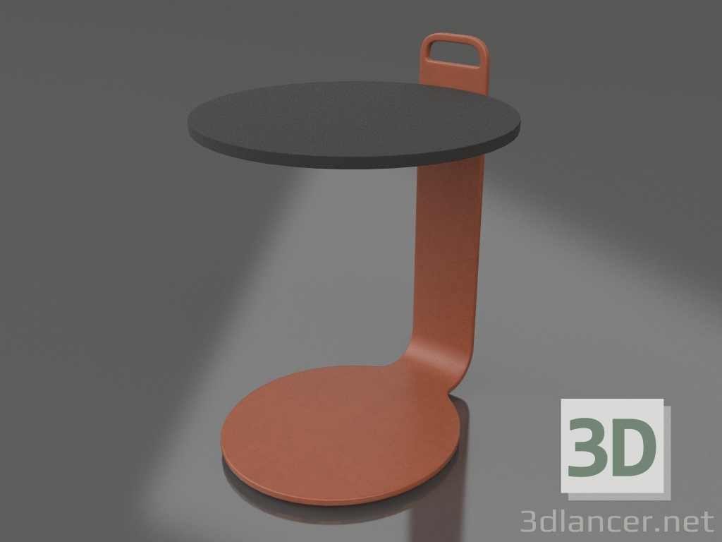 3d модель Кофейный стол Ø36 (Terracotta, DEKTON Domoos) – превью