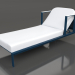 3D Modell Chaiselongue mit erhöhter Kopfstütze (Graublau) - Vorschau