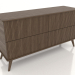 3d model Chest of drawers 1 1500x400x800 mm (lightened ash walnut) - preview