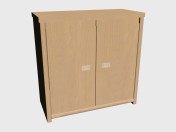 Chest of drawers with doors