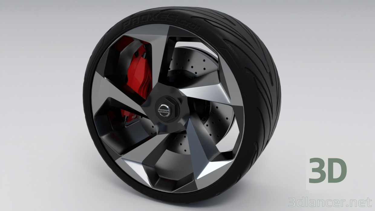 Modelo 3d Carro Nissan gtr conceito r-36 - preview