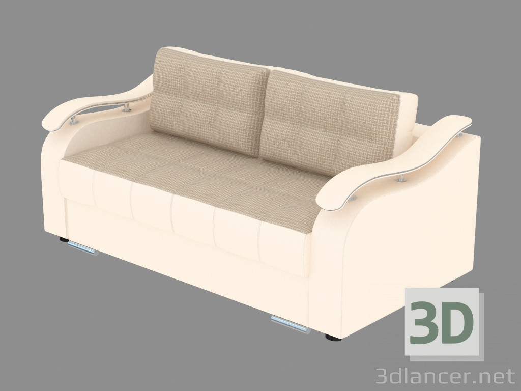 modello 3D Divano in pelle comfort 37 - anteprima