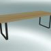 Modelo 3d Mesa 70/70, 255x108cm (Carvalho, Preto) - preview