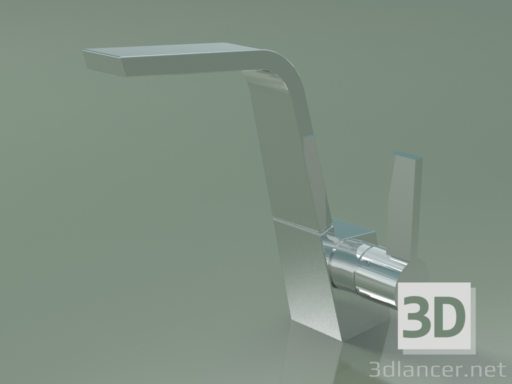 3d model Mezclador monomando de lavabo sin válvula automática (3352175-00) - vista previa