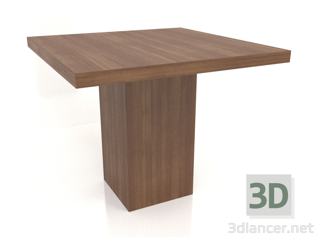 3d model Mesa de comedor DT 10 (900x900x750, madera marrón claro) - vista previa