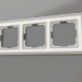 3d model Frame for 3 posts Palacio (chrome-white) - preview