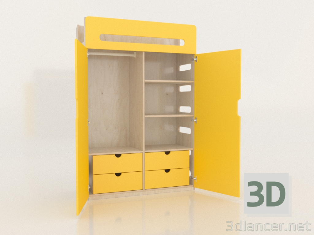 modello 3D Armadio aperto MOVE WD (WYMWD2) - anteprima