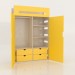 3D Modell Kleiderschrank offen MOVE WD (WYMWD2) - Vorschau