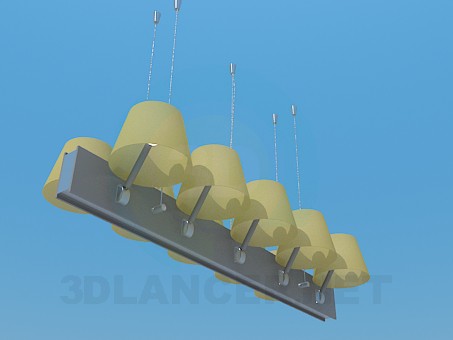 modèle 3D Lustre - preview