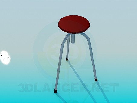 modèle 3D Un tabouret à trois pattes - preview