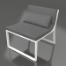 3d model Lounge chair (White) - preview