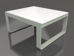 Table club 80 (Polyéthylène blanc, Gris ciment)