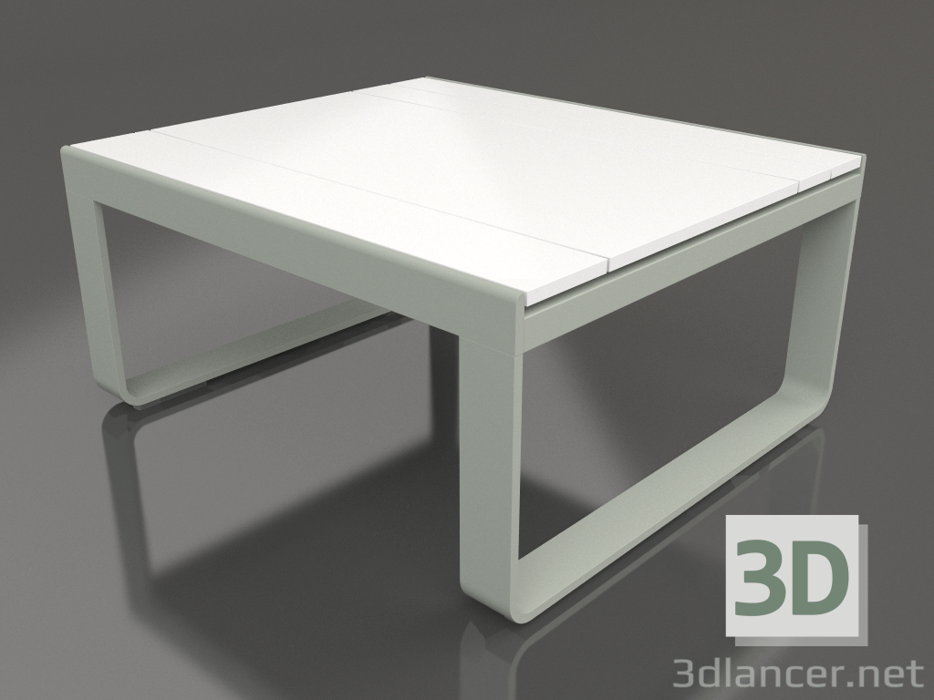 3d model Club table 80 (White polyethylene, Cement gray) - preview