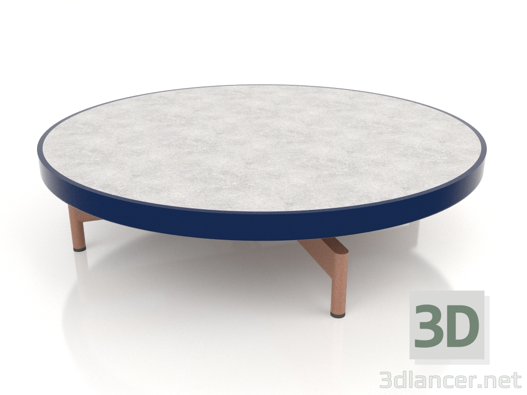 3D Modell Runder Couchtisch Ø90x22 (Nachtblau, DEKTON Kreta) - Vorschau