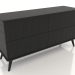 modèle 3D Commode 1 1500x400x800 mm (noir RAL 9005) - preview