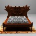 3d model bed - preview