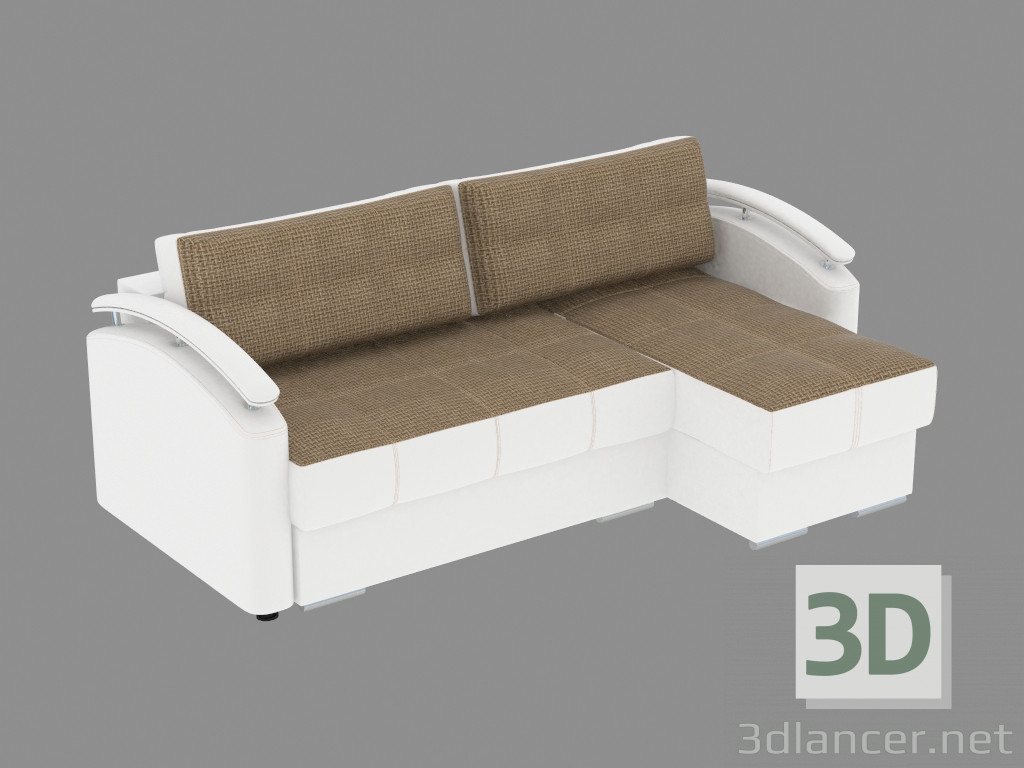 3d model Sofá de esquina Triple Confort 36 - vista previa