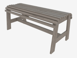 Wooden bench