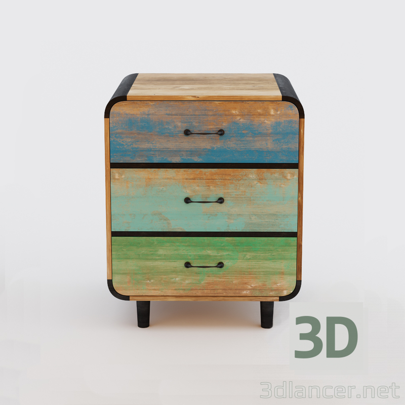 modèle 3D commode_A1 - preview