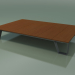 3d model Outdoor coffee table InOut (955, Gray Lacquered Aluminum, Teak Slats) - preview