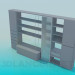 Modelo 3d Cupboardl na sala de estar - preview