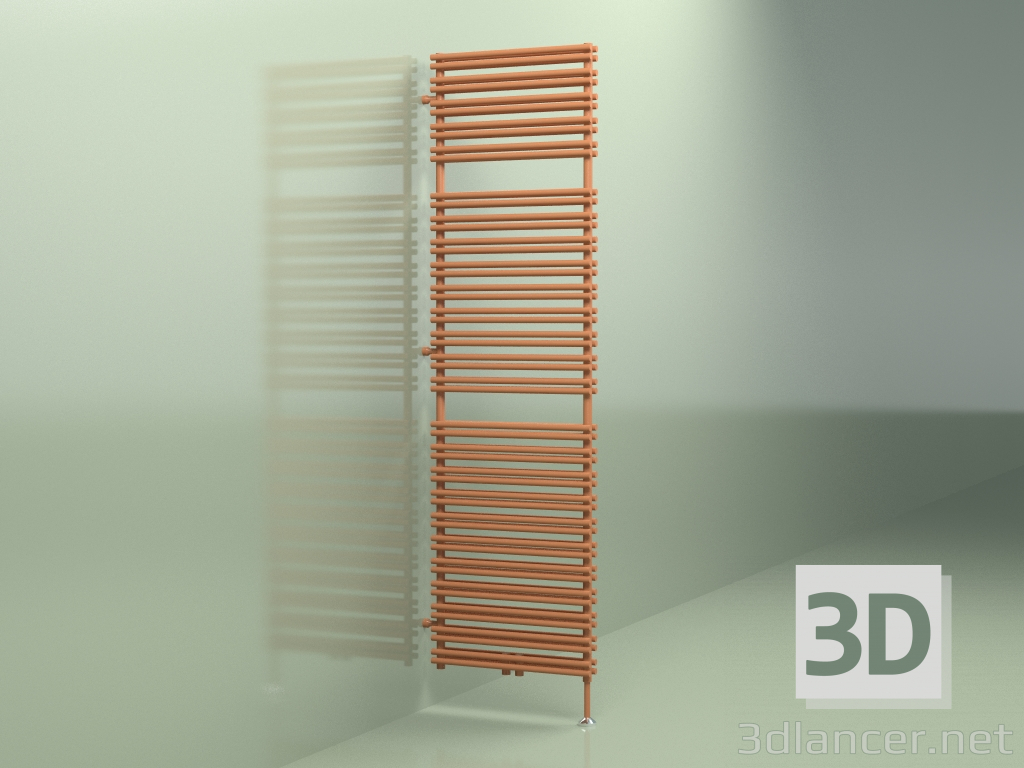 3d model Heated towel rail - Mauritius (MAU 22 06, RAL - 8023) - preview