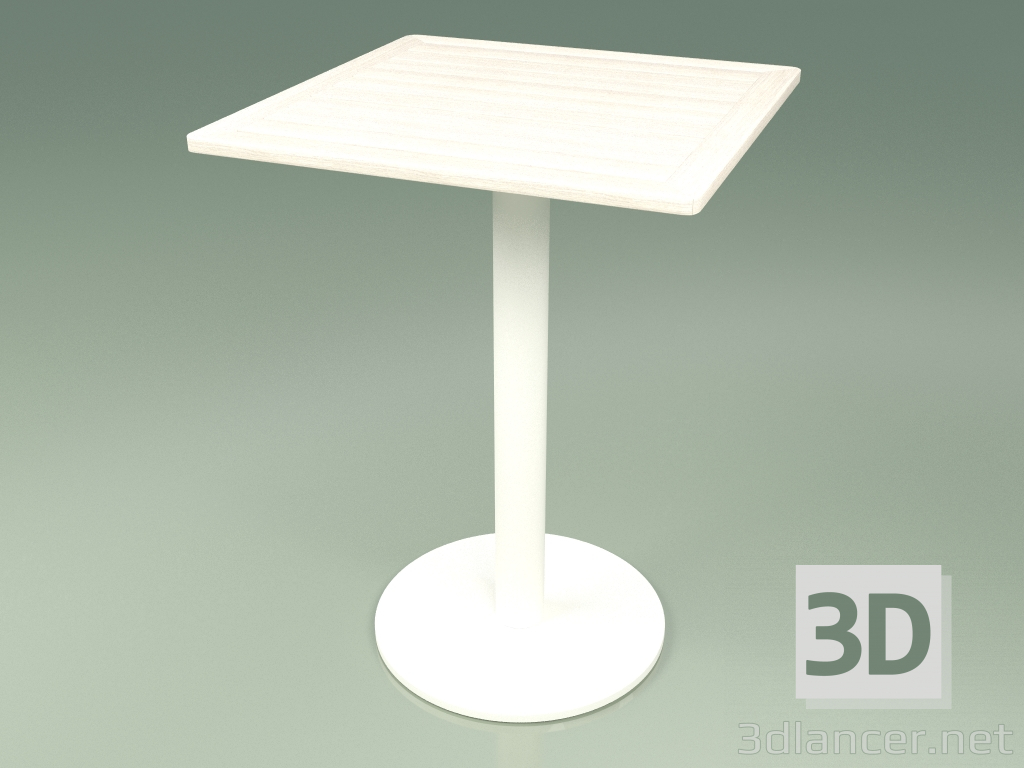 3d модель Стіл барний 011 (Metal Milk, Weather Resistant White Coloured Teak) – превью