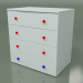 3d model 4 drawer dresser - preview