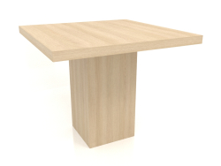 Dining table DT 10 (900x900x750, wood white)