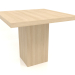 3d model Dining table DT 10 (900x900x750, wood white) - preview