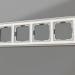 3d model Frame for 4 posts Palacio (chrome-white) - preview