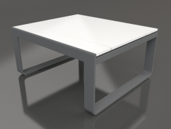 Table club 80 (Polyéthylène blanc, Anthracite)