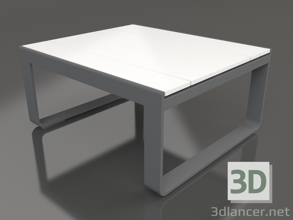 3d model Club table 80 (White polyethylene, Anthracite) - preview