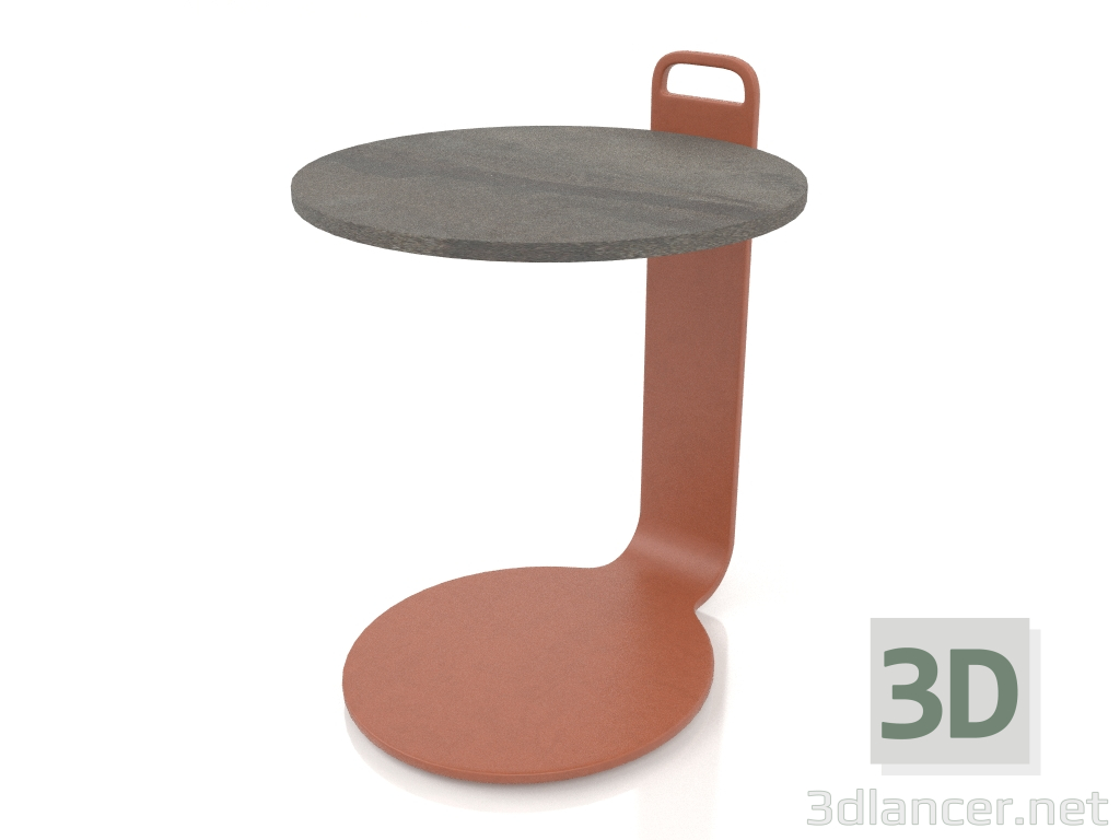 modello 3D Tavolino Ø36 (Terracotta, DEKTON Radio) - anteprima