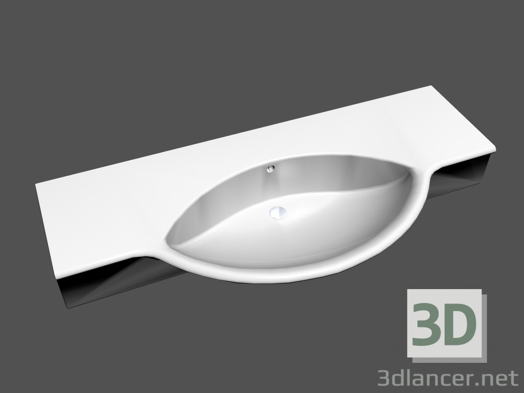 Modelo 3d Lavatório console l Palácio r1 812503 - preview