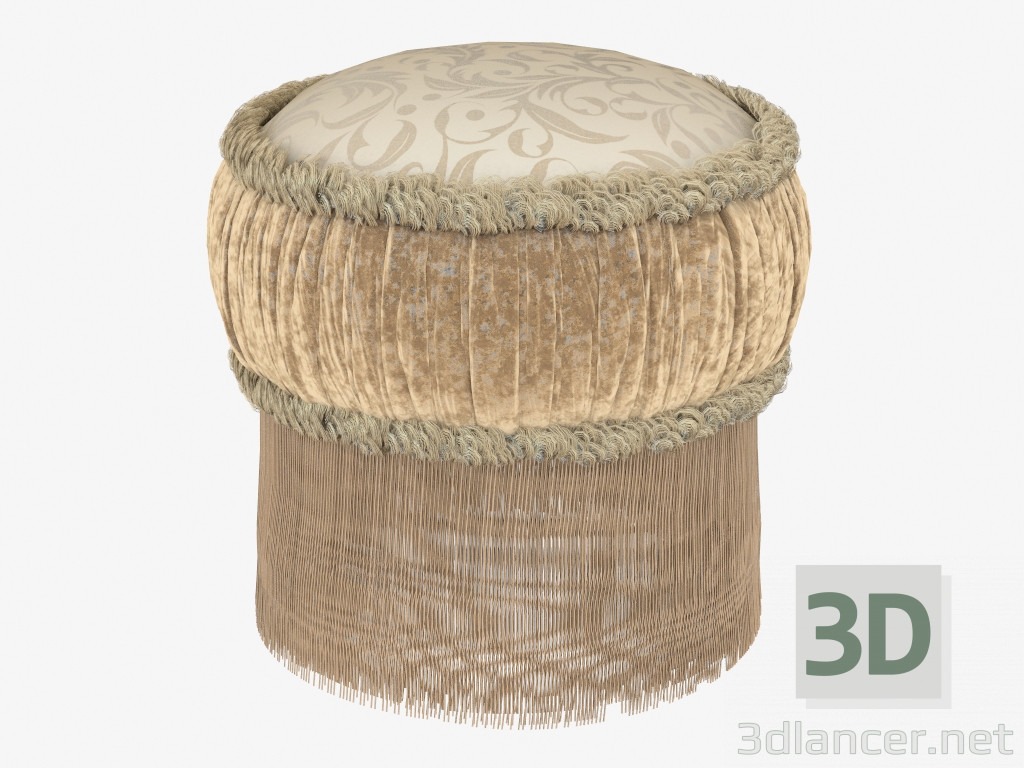 3D Modell Puf im klassischen Stil 563 - Vorschau