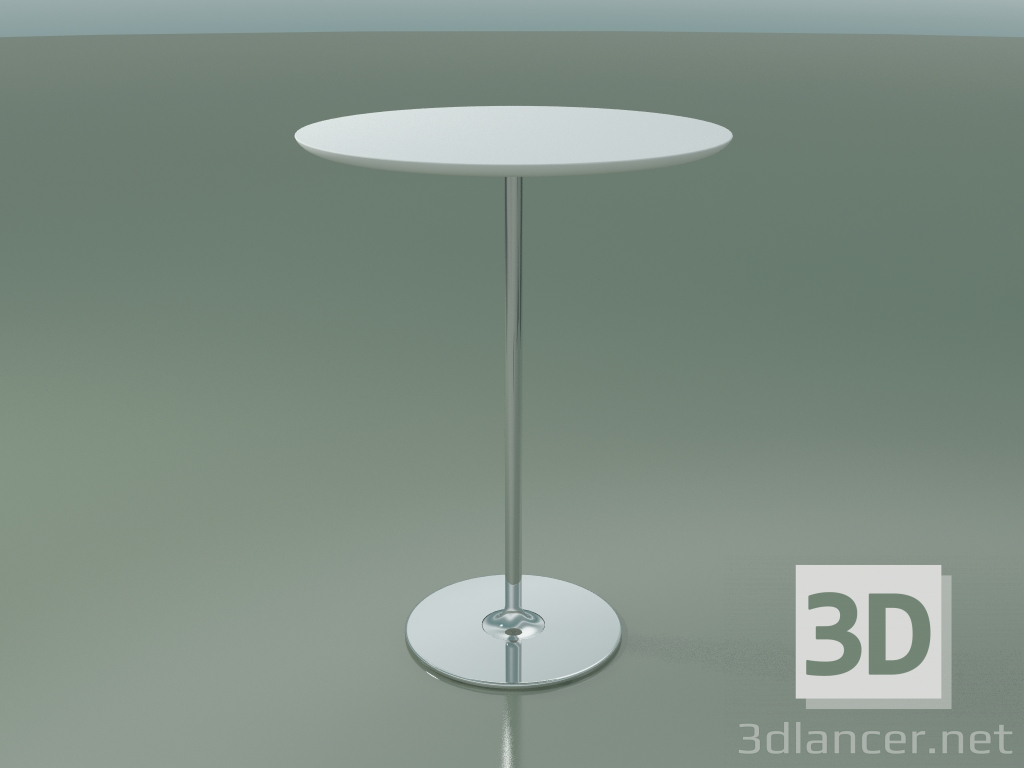 3d model Mesa redonda 0684 (H 105 - D 80 cm, M02, CRO) - vista previa