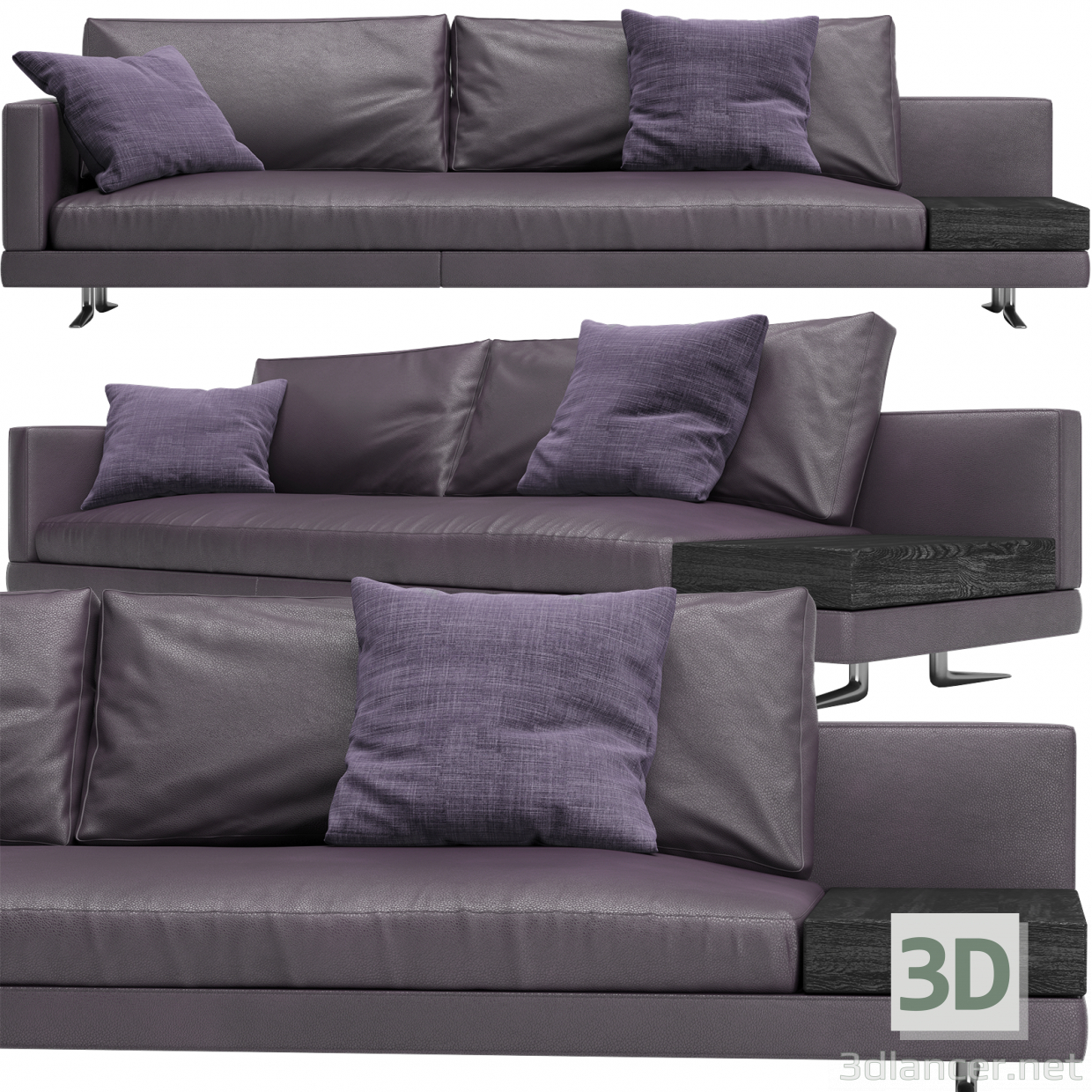 Sofa_Mondrian_Poliform 3D modelo Compro - render