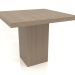 3d model Mesa de comedor DT 10 (900x900x750, gris madera) - vista previa