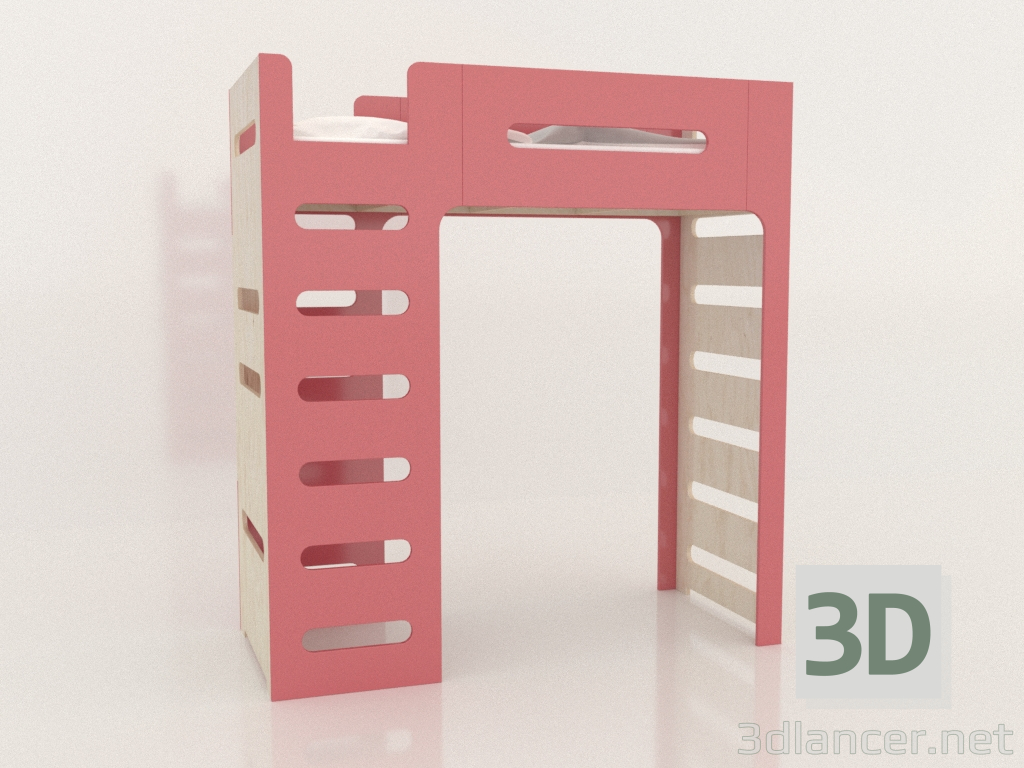 3d model Cama alta MOVE GL (FEMGL0) - vista previa